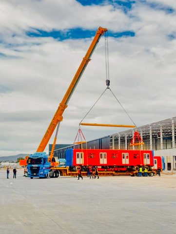 Grúa Liebherr LTM 1500 de 500 toneladas